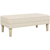  Klupa s jastukom Laneno platno 113 x 57 x 39 cm tkanina | shoptok.hr