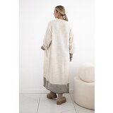 Kesi Włoski Cardigan with pockets dark beige | Shoptok.si
