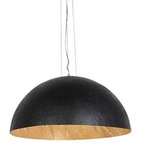 QAZQA Industrijska viseča svetilka črna z zlatom 70 cm - Magna Cene