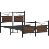  Okvir kreveta bez madraca smeđa boja hrasta 120 x 200 cm drveni | shoptok.hr