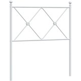 Maison Chic kovinsko posteljno vzglavje - vzglavna omarica - nočna omarica belo 80 cm, (21704725) Cene