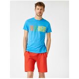 Koton Men's Crew Neck Short Sleeved Cotton Printed T-Shirt | Shoptok.si