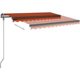  Automatska tenda na uvlačenje 3 5 x 2 5 m narančasto-smeđa | shoptok.hr