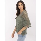 Italy Moda Blouse-MI-BZ-9007.77-khaki | shoptok.hr