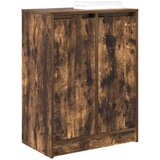 vidaXL Omarica za čevlje dimljeni hrast 57x34x76 cm inženirski les | Shoptok.si