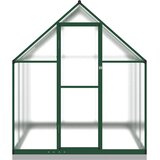  Staklenik s okvirom zeleni 224 x 169 x 202 cm aluminijski | shoptok.hr