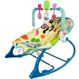  Stolica/jaje za ljuljanje 2u1 sa zvučnim i vibrirajućim efektima - zebra | Shoptok.si