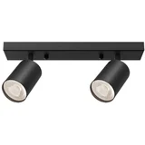 crna spot lampa 2xGU10