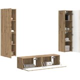  Set TV komoda 6 pcs Umjetnički hrast Konstruirano drvo | Eponuda.ba