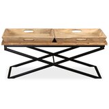  Stolić za kavu od masivnog drva manga 110 x 55 x 42 cm | shoptok.hr