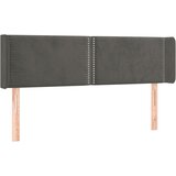 Maison Chic vzglavna omarica - nočna omarica - posteljna omarica z ušesi temno sivo 147x16x78/88 cm žamet, (21709267) Cene