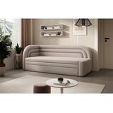 ELTAP Bež baršunasti sklopiva/s prostorom za odlaganje sofa s lijevim kutom 223 cm Fabillo – | shoptok.hr