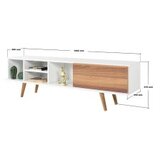 Hanah home TV komoda, bijela | Eponuda.ba