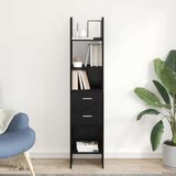  Ormarić za knjige boja betona 40x35x180 cm konstruirano drvo | shoptok.hr