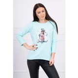 Kesi Blouse with Original mint print | shoptok.hr