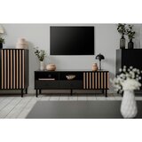 Livetastic nizka omarica črna, hrast artisan | Shoptok.si