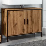 vidaXL Ormarić za umivaonik boja hrasta artisan 80x30x60 cm drveni Cijene
