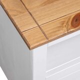  Kutni TV ormarić od borovine bijeli 93x49x49 cm Panama Range | shoptok.hr