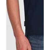 Ombre Classic BASIC men's cotton T-shirt - navy blue | Shoptok.si