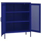  Ormarić za pohranu modri 80 x 35 x 101,5 cm čelični Plava | Shoptok.si