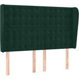  box spring s madracem LED tamnozeleni 140x200 cm baršun | shoptok.hr