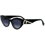Fendi First Black Cat Eye Sunglasses ONE SIZE (62) Črna/Modra Cene