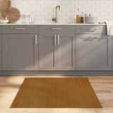  Tepih kvadratni smeđi 100x100 cm bambus | shoptok.hr