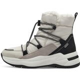 Marco Tozzi Škornji za v sneg kremna / temno bež / črna / bela | Shoptok.si