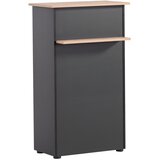 MID.YOU Stječi Pult Serie 660, Črna, Barva Hrasta | Shoptok.si