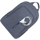 Rivacase 7560 Backpack 15,6 Grey Canvas Material | shoptok.hr