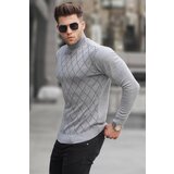 Madmext Sweater - Gray - Regular fit Cene'.'