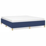 Okvir za krevet bez madraca plavi 160x200 cm od tkanine | shoptok.hr