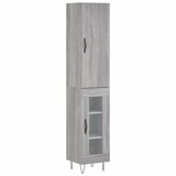  Visoka komoda siva sonome 34,5x34x180 cm od konstruiranog drva | shoptok.hr
