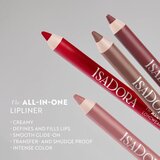 IsaDora All-in-One črtalo za ustnice odtenek 01 Bare Beige 1,2 g | Shoptok.si