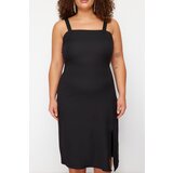 Trendyol Curve Black Slit Detailed Woven Dress | ePonuda.com