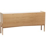 Woodman Nizka komoda v hrastovem dekorju v naravni barvi 177x42 cm Bottrup – | Shoptok.si