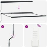 vidaXL Avtomatska retraktibilna tenda - Oranžna in Rjava 500x300 cm | Shoptok.si
