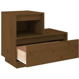  Noćni ormarići 2 kom boja meda 60x34x51 cm od borovine | shoptok.hr
