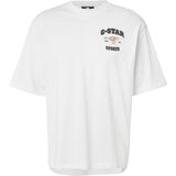 G-star Majica mokka / črna / bela Cene