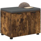  Haldna klop z blazino z vrati Dimljeni oreh 60 x 38 x 46 cm, (5000155683) | Shoptok.si