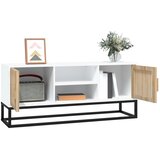 TV ormarić bijeli 105 x 30 x 45 cm od konstruiranog drva | shoptok.hr