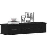  Zidni ormarić crni hrast 88x26x18,5 cm konstruirano drvo | shoptok.hr