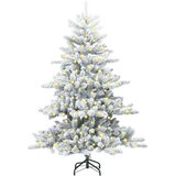  Umjetno božićno drvce s nogom Bijelo 150 cm PVC i čelik | Eponuda.com