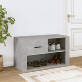 Ormarić za cipele boja betona 80x35x45 cm konstruirano drvo | shoptok.hr