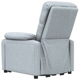  masažna fotelja od tkanine svjetlosiva | shoptok.hr