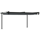 vidaXL zidni gazebo Antracit 3 x 4 m Čelik | shoptok.hr