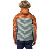 HANNAH Men's down jacket MIO HOODY rust/lily pad | shoptok.hr