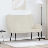 SOFA za dvije osobe Krem 115 x 61 x 87 cm Baršun Cijene