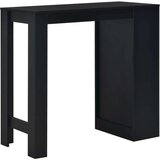 vidaXL Barska miza s polico 110x50x103 cm črna, (20945340) | Shoptok.si