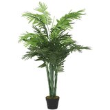 vidaXL Umetna palma 28 listov 120 cm zelena Cene